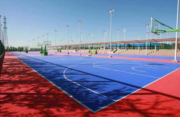 硅PU篮球场