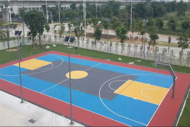 丙烯酸篮球场施工注意事项 丙烯酸篮球场施工注意事项