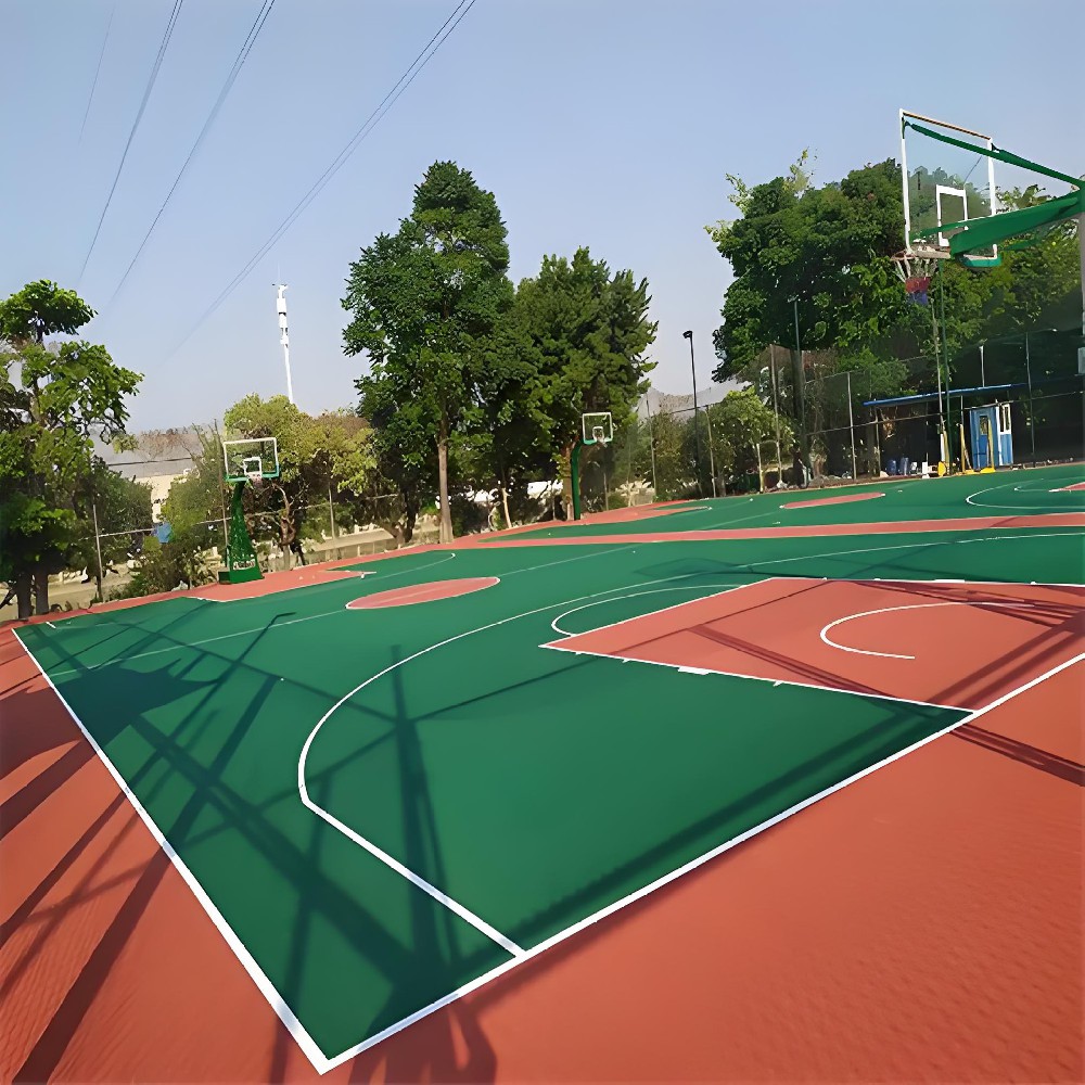 硅PU篮球场