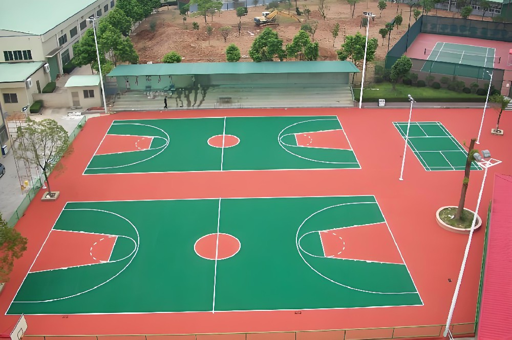 硅pu篮球场材料 硅pu篮球场材料