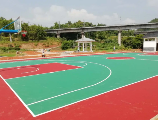 硅PU篮球场施工